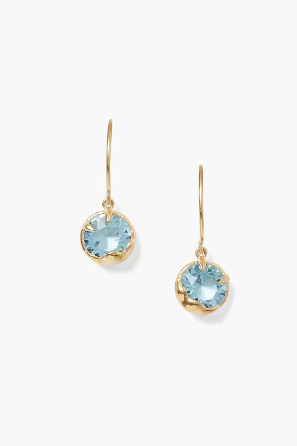 Chan Luu March Birthstone Earrings Aquamarine Crystal Shop