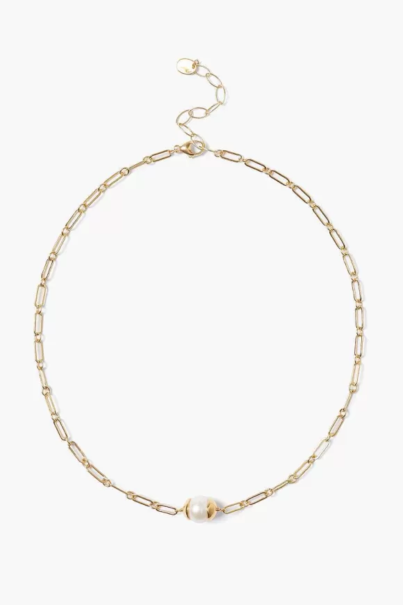 Chan Luu Maribel Necklace White Pearl Sale