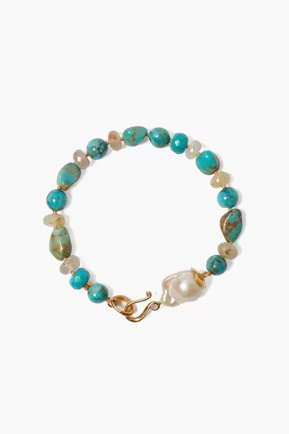 Chan Luu Marina Bracelet Turquoise Mix Hot