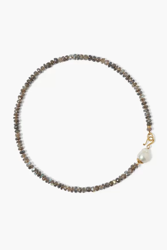 Chan Luu Marina Necklace Labradorite Hot