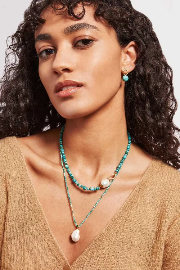 Chan Luu Marina Necklace Turquoise Best