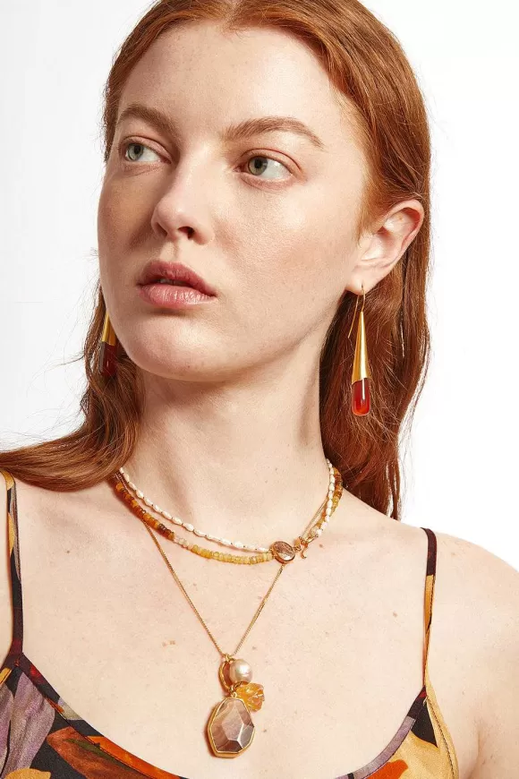 Chan Luu Marseille Necklace Carnelian Sale