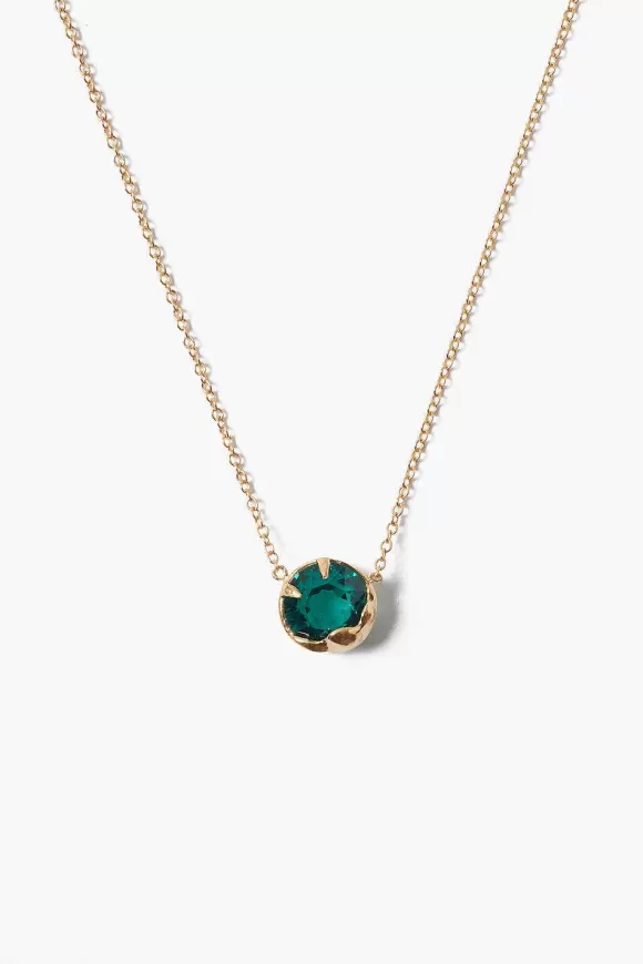 Chan Luu May Birthstone Necklace Emerald Crystal Store