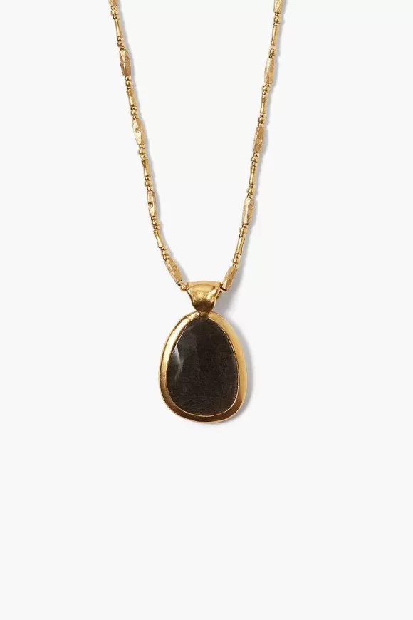 Chan Luu Medina Necklace Black Sunstone Clearance