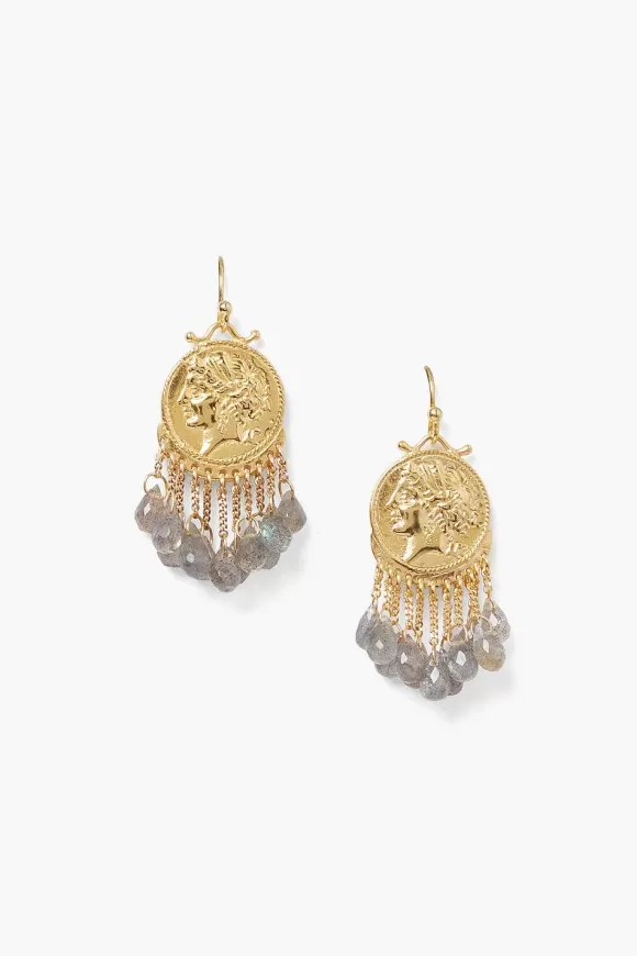 Chan Luu Medusa Earrings Labradorite Best Sale