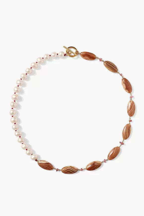 Chan Luu Meridian Necklace Rhodochrosite Outlet