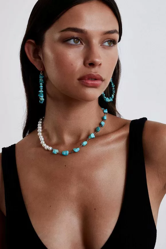 Chan Luu Meridian Necklace Turquoise Cheap