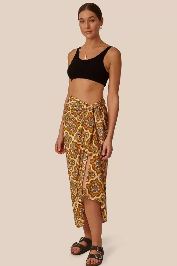 Chan Luu Mineral Yellow Crux Sarong Outlet