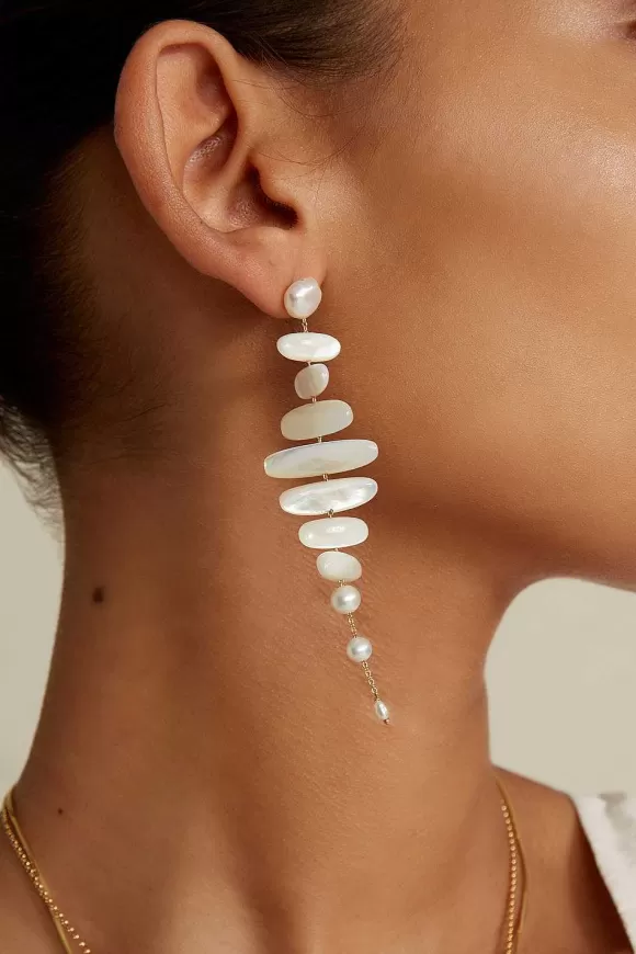 Chan Luu Mizumi Earrings White Mop Store