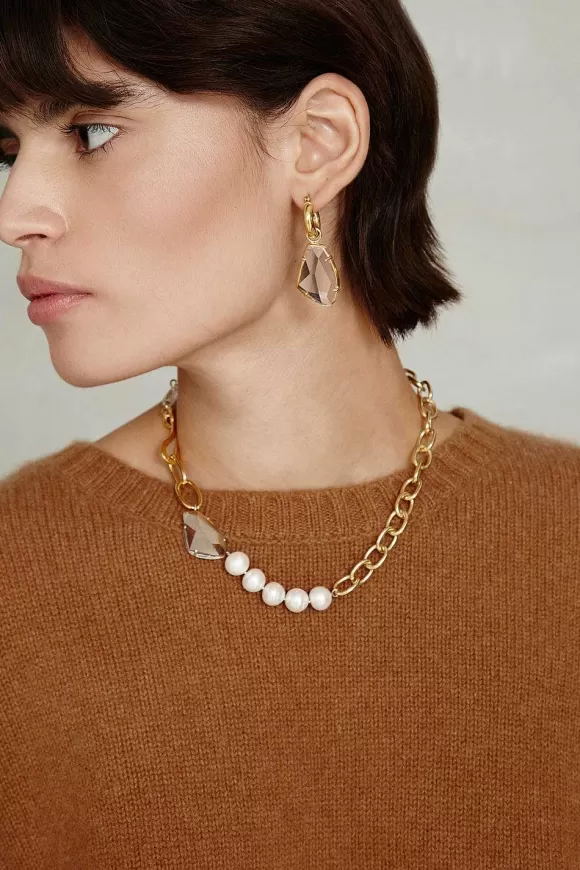 Chan Luu Neve Necklace White Pearl Mix Store