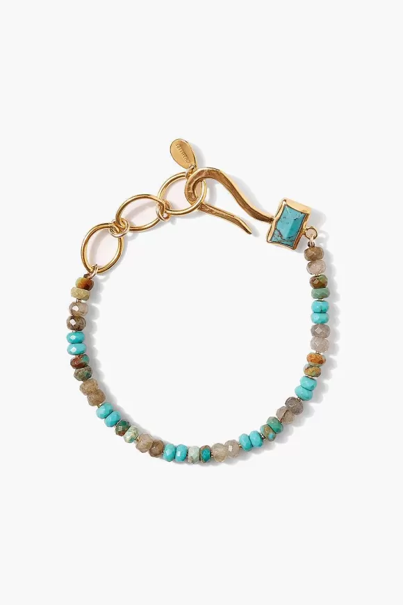 Chan Luu Odyssey Hook Bracelet Turquoise Outlet