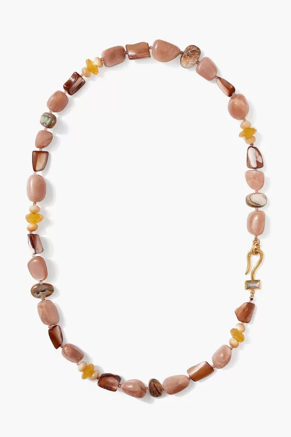 Chan Luu Odyssey Hook Necklace Pink Moonstone Best