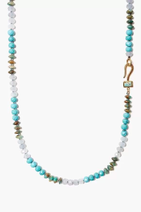 Chan Luu Odyssey Long Necklace Light Turquoise Store