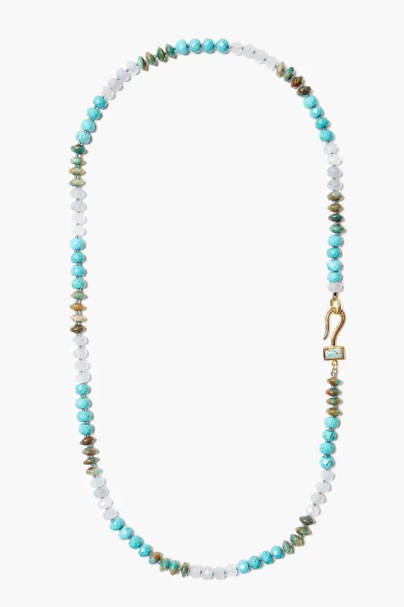 Chan Luu Odyssey Long Necklace Light Turquoise Store