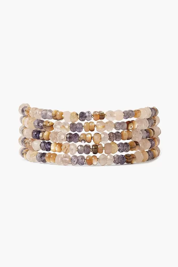 Chan Luu Odyssey Wrap Bracelet Iolite New