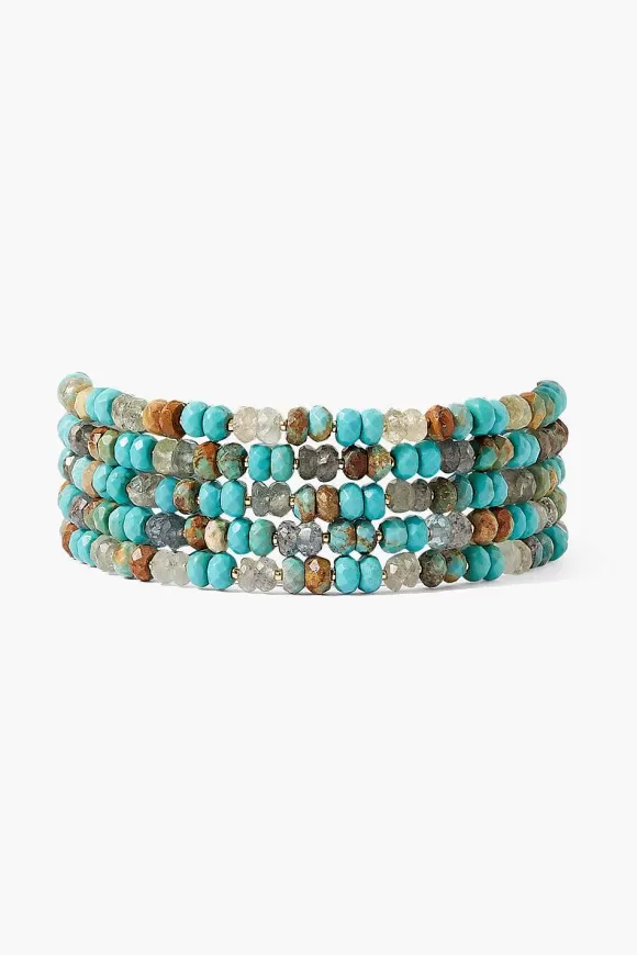 Chan Luu Odyssey Wrap Bracelet Turquoise Sale