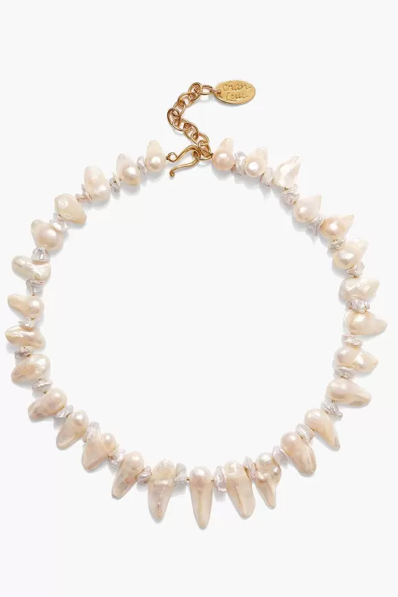 Chan Luu Paloma Necklace White Pearl Shop