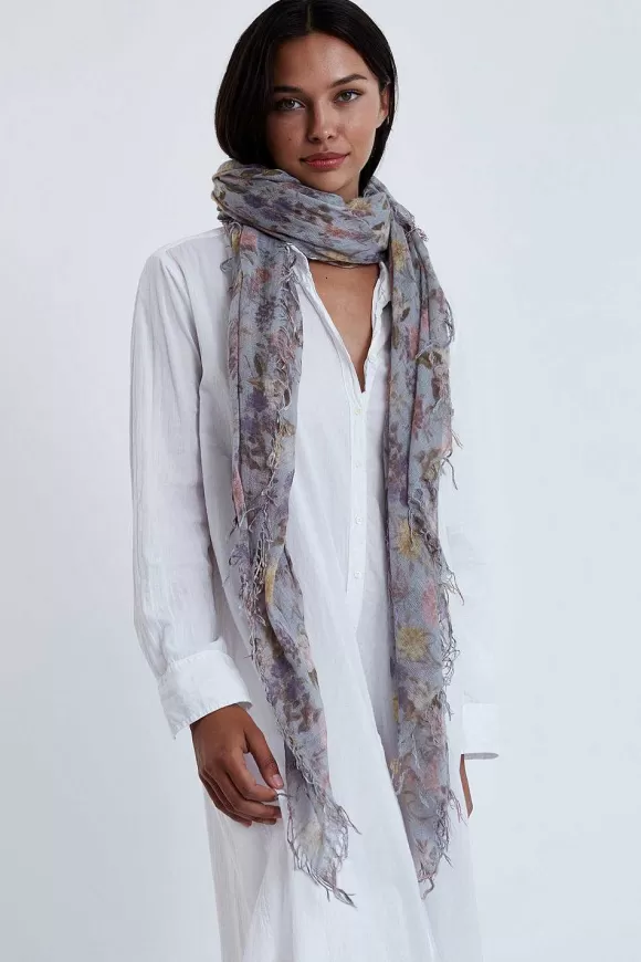 Chan Luu Plein Air Floral Cashmere And Silk Scarf Cheap