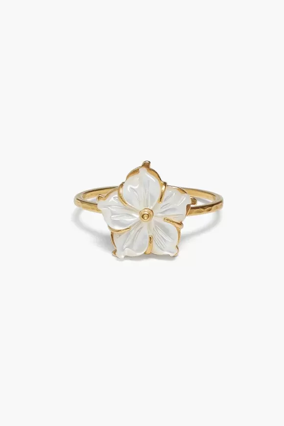 Chan Luu Plumeria Ring White Mop Online