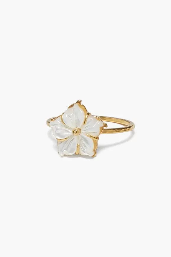 Chan Luu Plumeria Ring White Mop Online