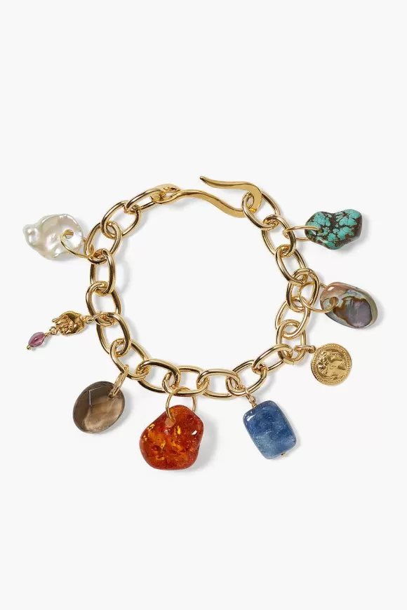 Chan Luu Portia Charm Bracelet Gold Mix Best Sale