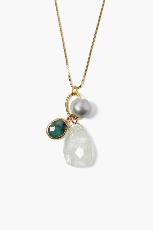 Chan Luu Provence Charm Necklace Seafoam Mix Outlet