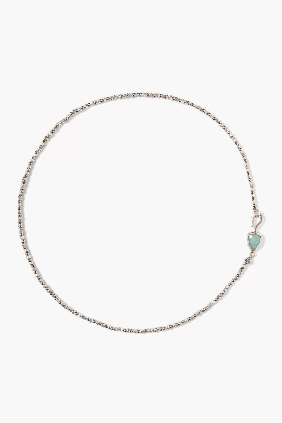 Chan Luu Rahel Beaded Necklace Amazonite Hot