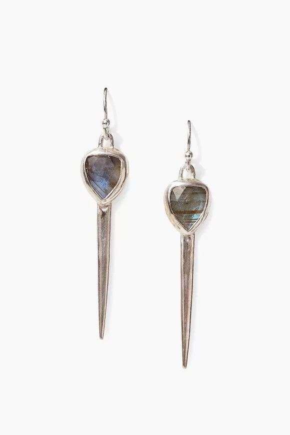 Chan Luu Rahel Dagger Earrings Labradorite Online