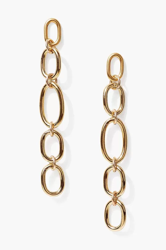 Chan Luu Ravello Chain Earrings Gold Outlet