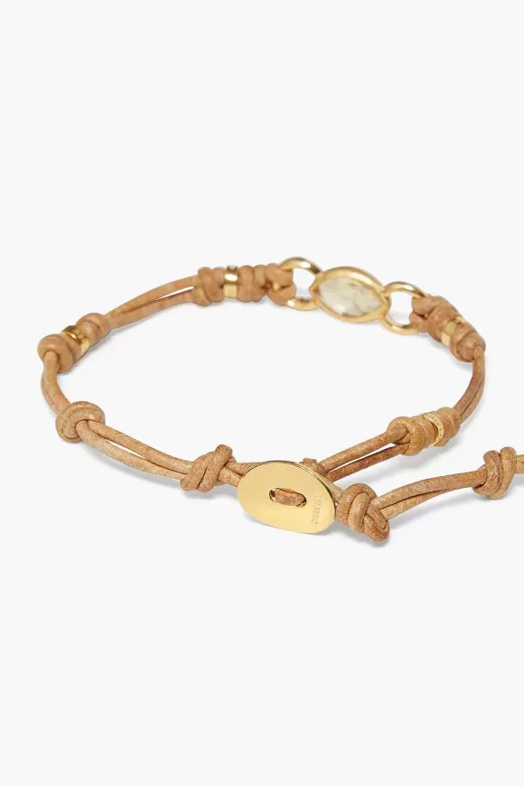 Chan Luu Reina Single Wrap Bracelet Citrine Hot