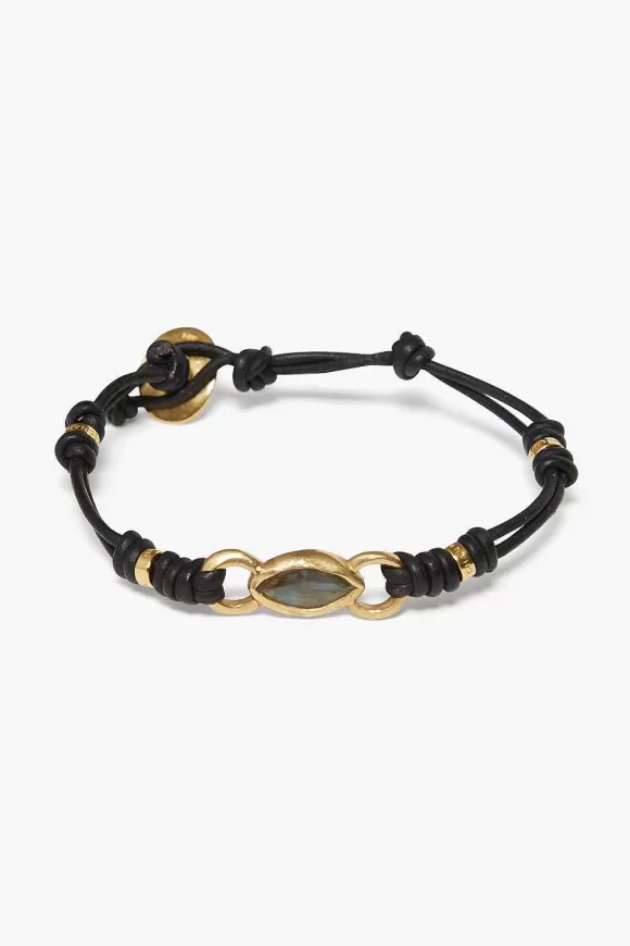 Chan Luu Reina Single Wrap Bracelet Labradorite Cheap