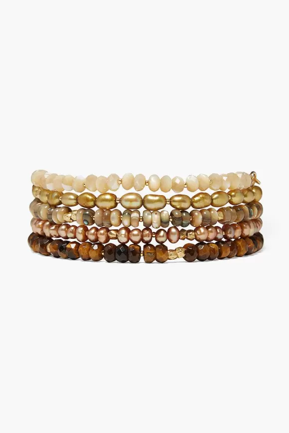 Chan Luu Riviera Wrap Bracelet Natural Mix Flash Sale