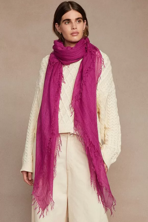 Chan Luu Rose Sorbet Cashmere And Silk Scarf Online