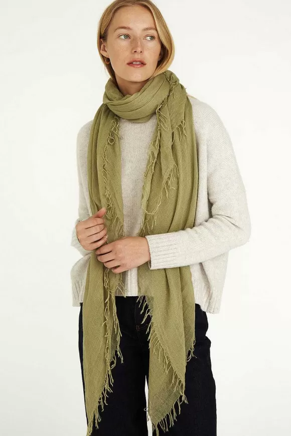 Chan Luu Sage Cashmere And Silk Scarf Shop