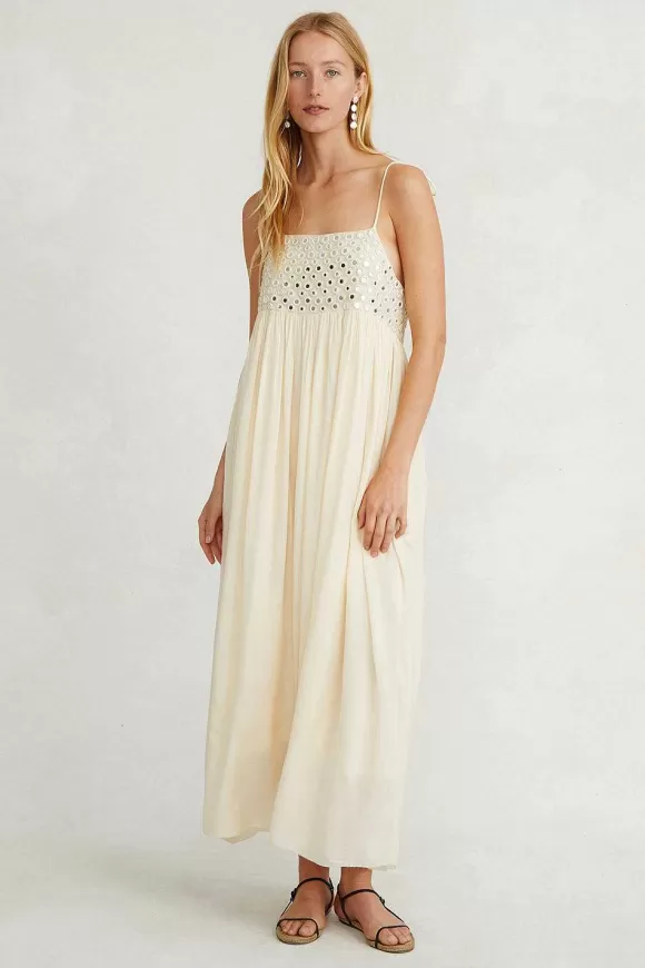 Chan Luu Sahara Dress Cloud Cream Fashion