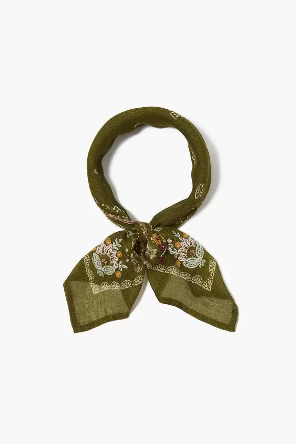 Chan Luu Santi Paisley Bandana Avocado Best Sale