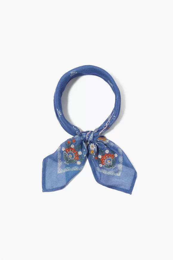 Chan Luu Santi Paisley Bandana Wedgewood Sale