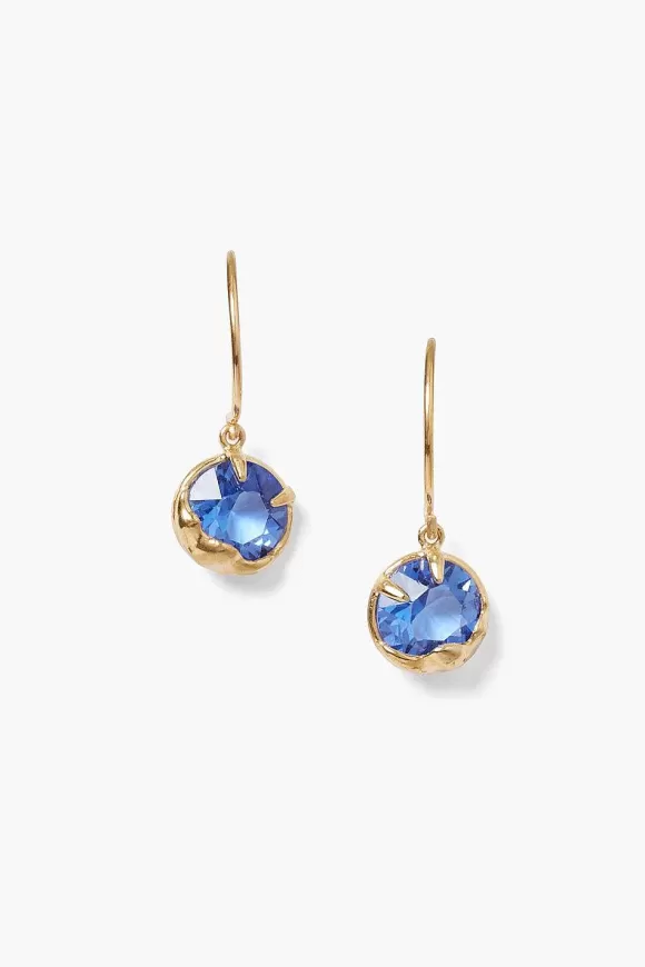 Chan Luu September Birthstone Earrings Sapphire Crystal Best Sale