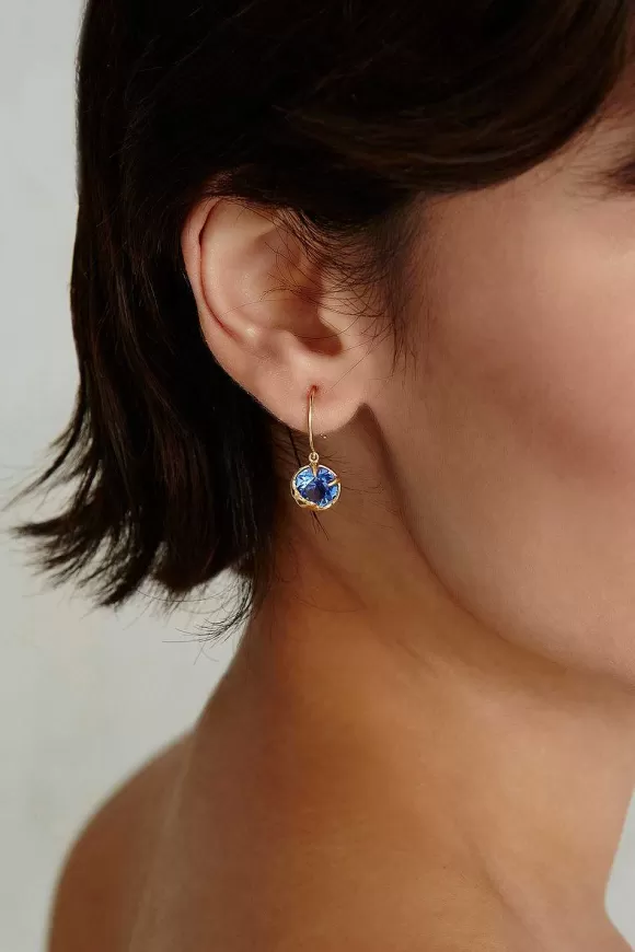 Chan Luu September Birthstone Earrings Sapphire Crystal Best Sale