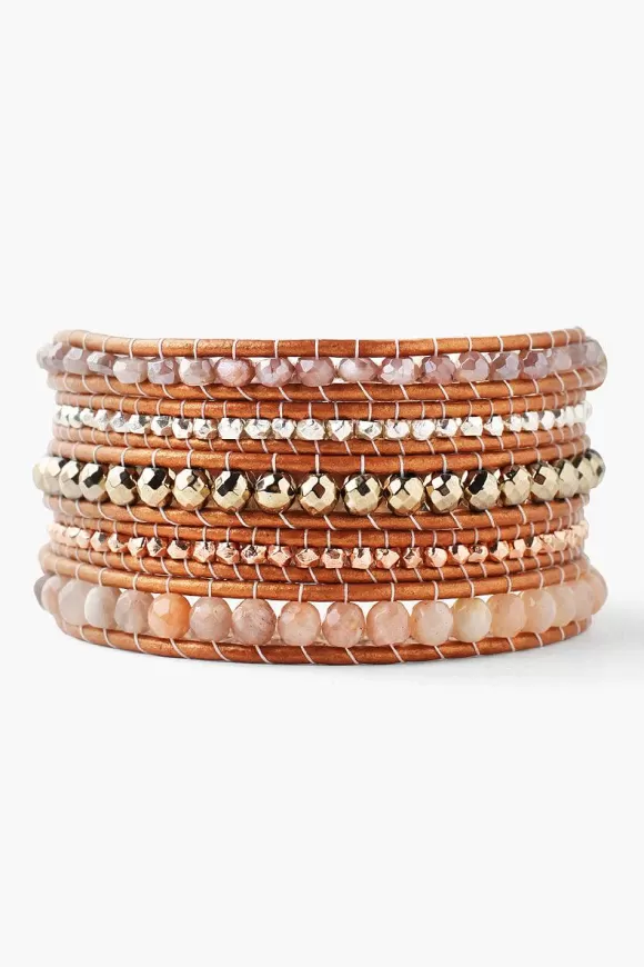 Chan Luu Sunstone Mix Five Wrap Bracelet Fashion