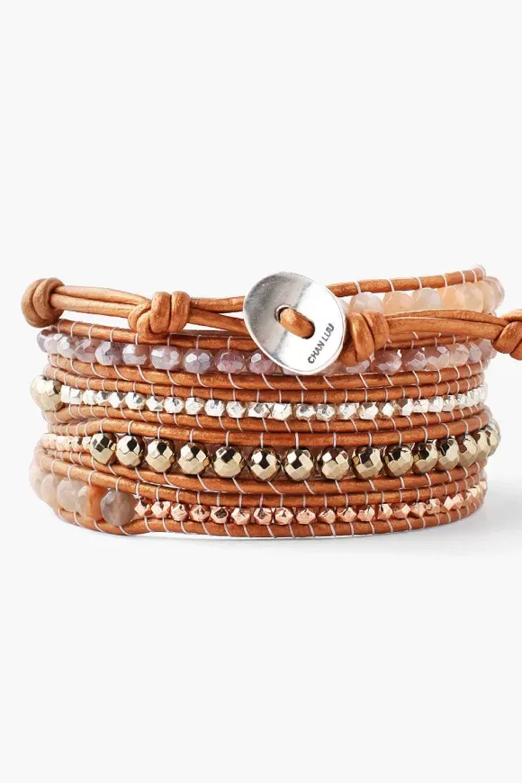 Chan Luu Sunstone Mix Five Wrap Bracelet Fashion