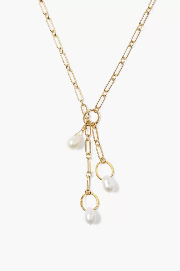 Chan Luu Tamsyn Necklace White Pearl Cheap