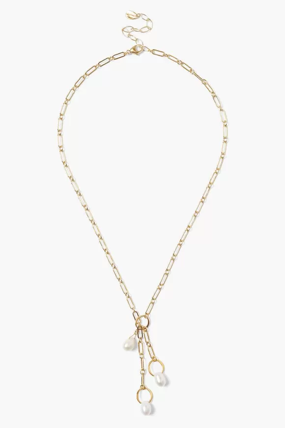 Chan Luu Tamsyn Necklace White Pearl Cheap