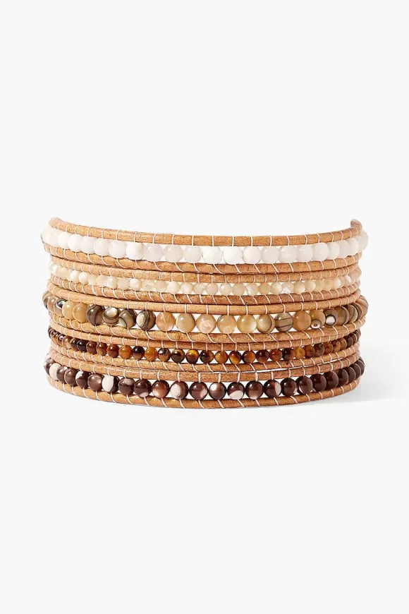 Chan Luu Terra Wrap Bracelet Natural Mix Fashion