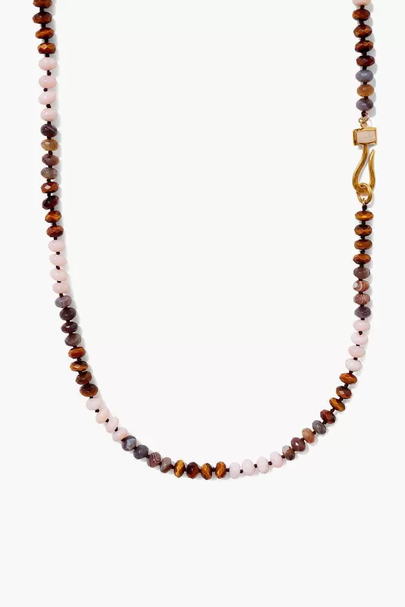 Chan Luu Tiger'S Eye Mix Grand Odyssey Necklace Discount