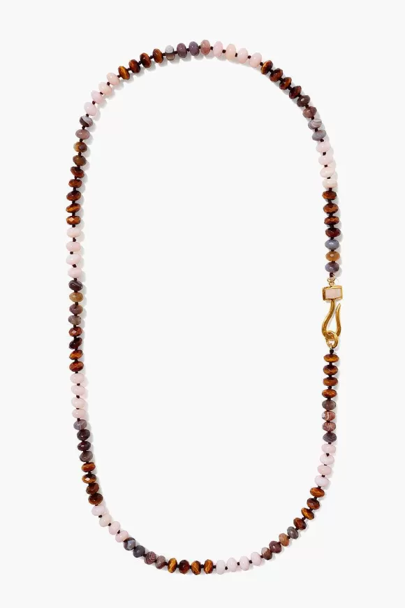 Chan Luu Tiger'S Eye Mix Grand Odyssey Necklace Discount