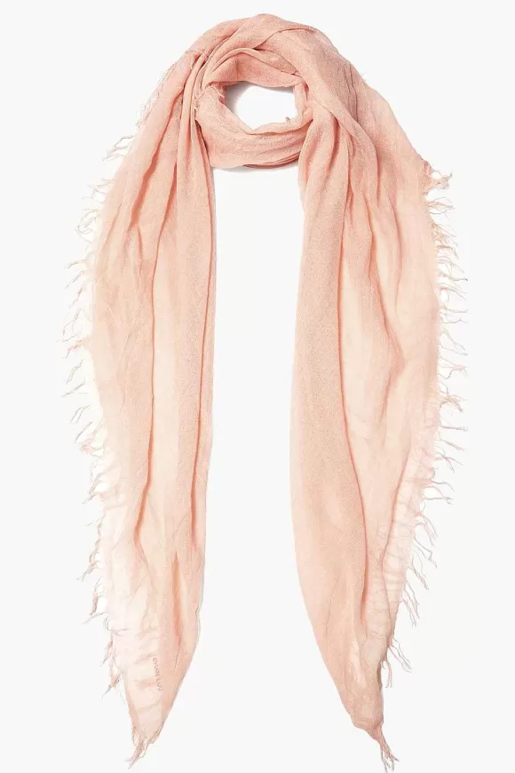 Chan Luu Tropical Peach Cashmere And Silk Scarf Outlet