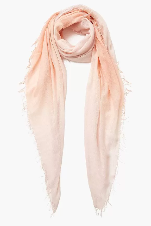 Chan Luu Tropical Peach Dip-Dyed Cashmere And Silk Scarf Cheap