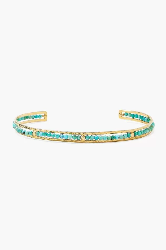 Chan Luu Turquoise And Gold Sedona Bracelet New