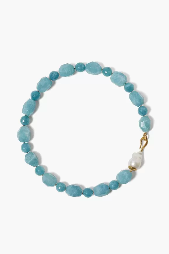 Chan Luu Vera Necklace Aqua Quartz Outlet